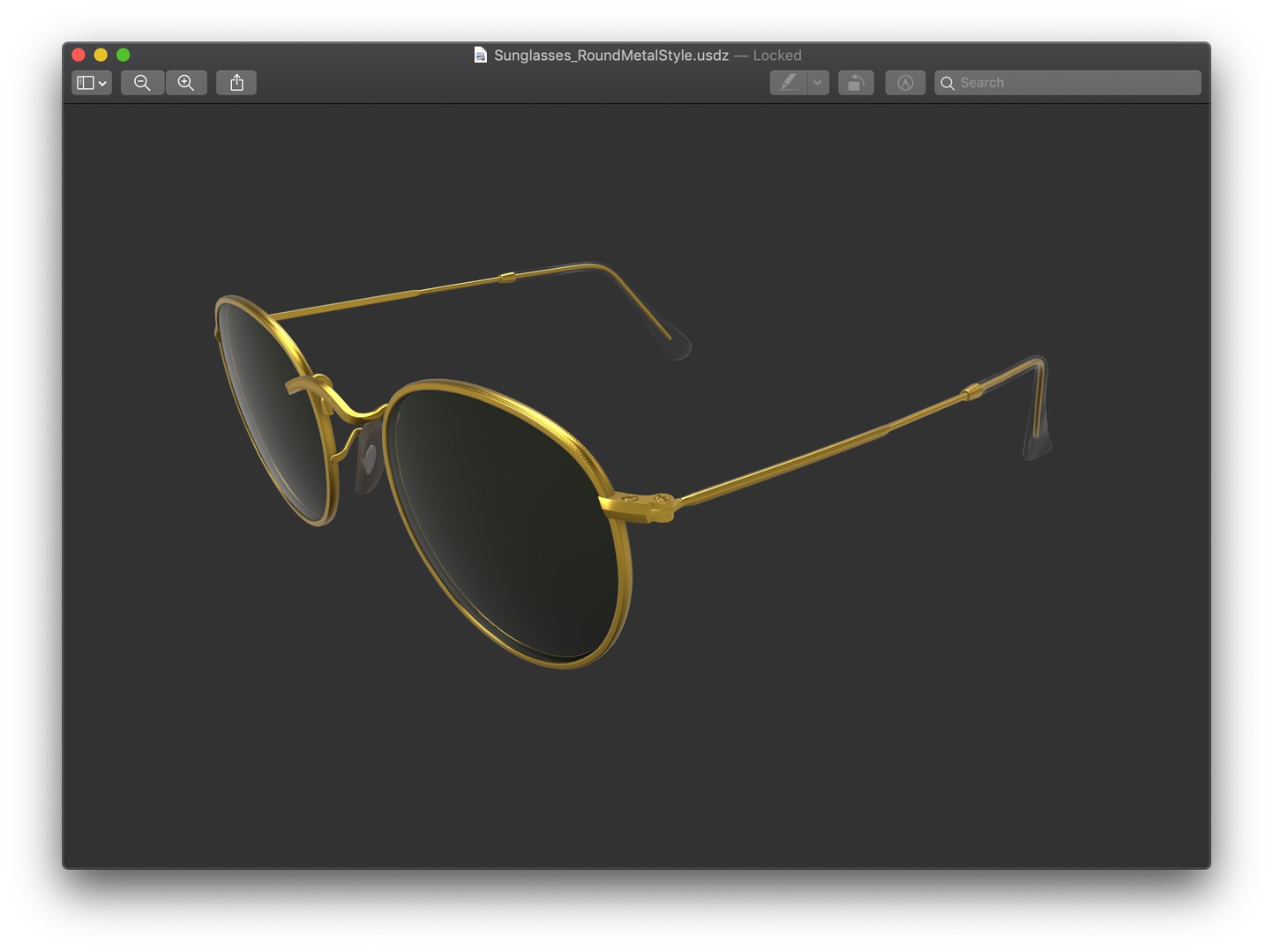 3D metal sunglasses model https://p.turbosquid.com/ts-thumb/3q/R3uqQe/4MC0ntaq/sunglasses_roundmetalstyle_usdz_001/png/1582132097/1920x1080/fit_q87/f2b186036b65eeacb87811ac30aece5a191e548b/sunglasses_roundmetalstyle_usdz_001.jpg