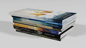 3D Eight Books model