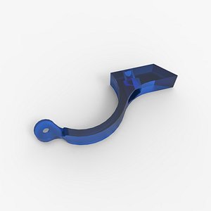 3D bike handlebar extender bracket model
