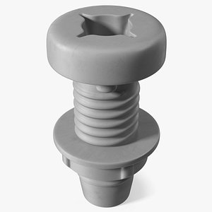 Plastic Fasteners 3D model