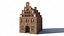 Medieval gothic house 1 3D