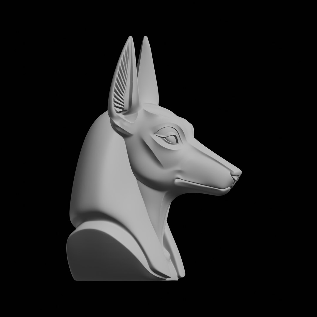 3D Anubis Bust 3D Print Model Mythology Sculpture - TurboSquid 2533969