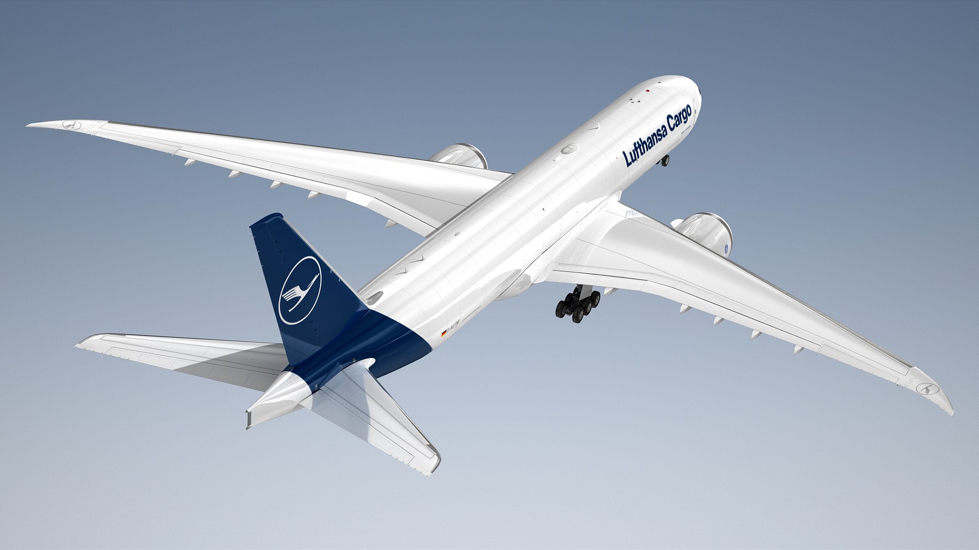 3D Model Boeing 777-8F Lufthansa Cargo - TurboSquid 2410213