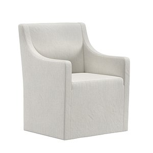 3D Shonna Dining Arm Chair in Grey