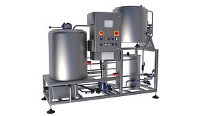 Beer Microbrewery Equipment 3D
