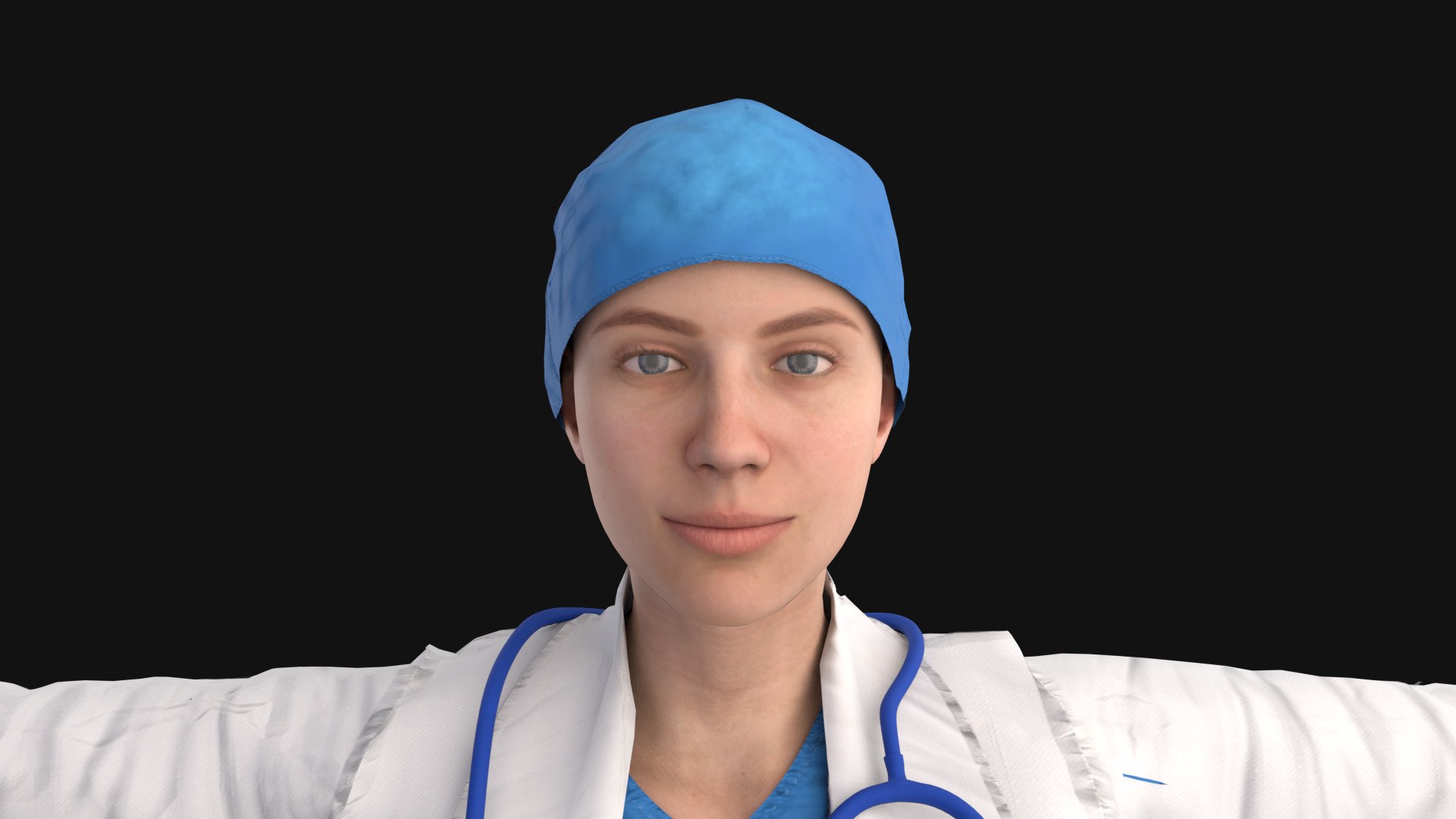 Female Doctor Rigged 3D Model - TurboSquid 2249950