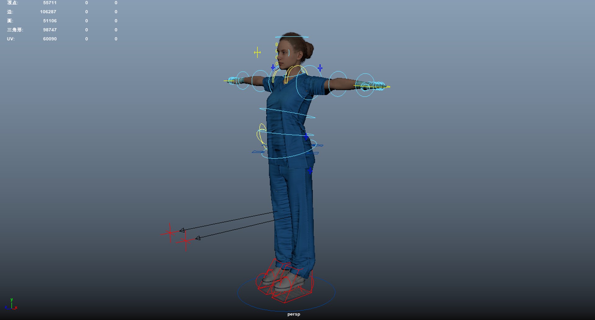 Female Doctor Rigged 3D Model - TurboSquid 2249950