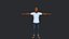 Floyd Mayweather Personaje 3D hiperrealista de cuerpo completo y totalmente equipado