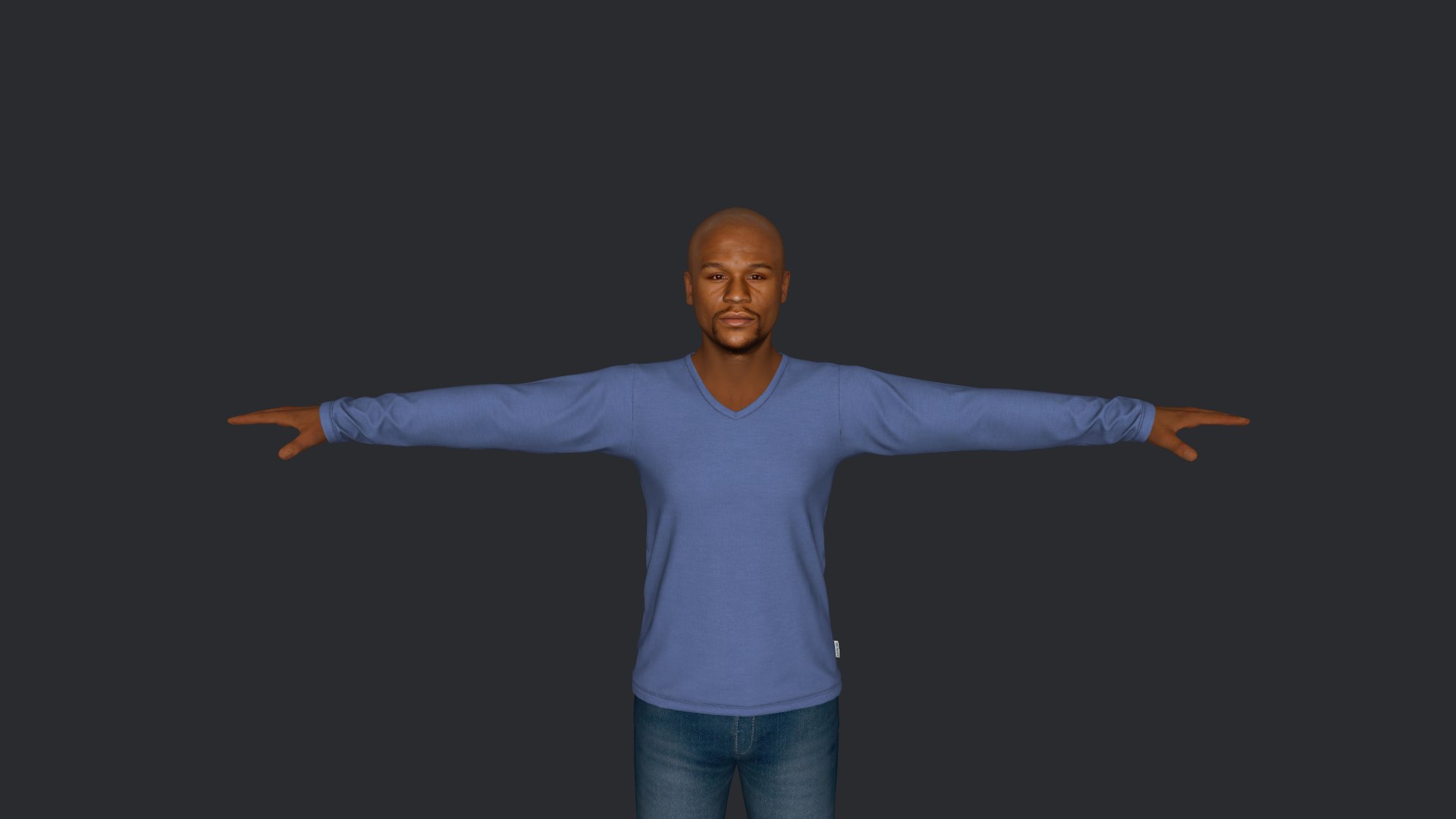 3D Floyd Mayweather  Hyper Realistic Full Body Fully Rigged 3D Character https://p.turbosquid.com/ts-thumb/3q/jPg6Zh/vH/model24/png/1695303403/1920x1080/fit_q87/2506800d17406cff88179ec2e525c6aa349f339d/model24.jpg