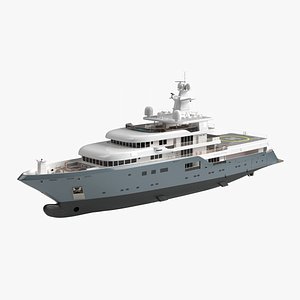 3D Planet Nine Superyacht Dynamic Simulation model