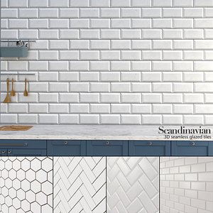 Seamless 3D Glazed Bricks