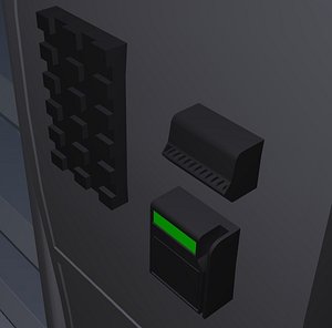 free snacks machine 3d model