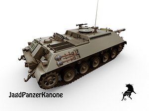 jagdpanzer 90mm 3D