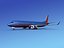 3ds 737-900er 737 airplane 737-900