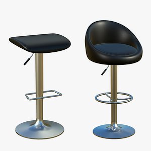 3D Stool Chair V196