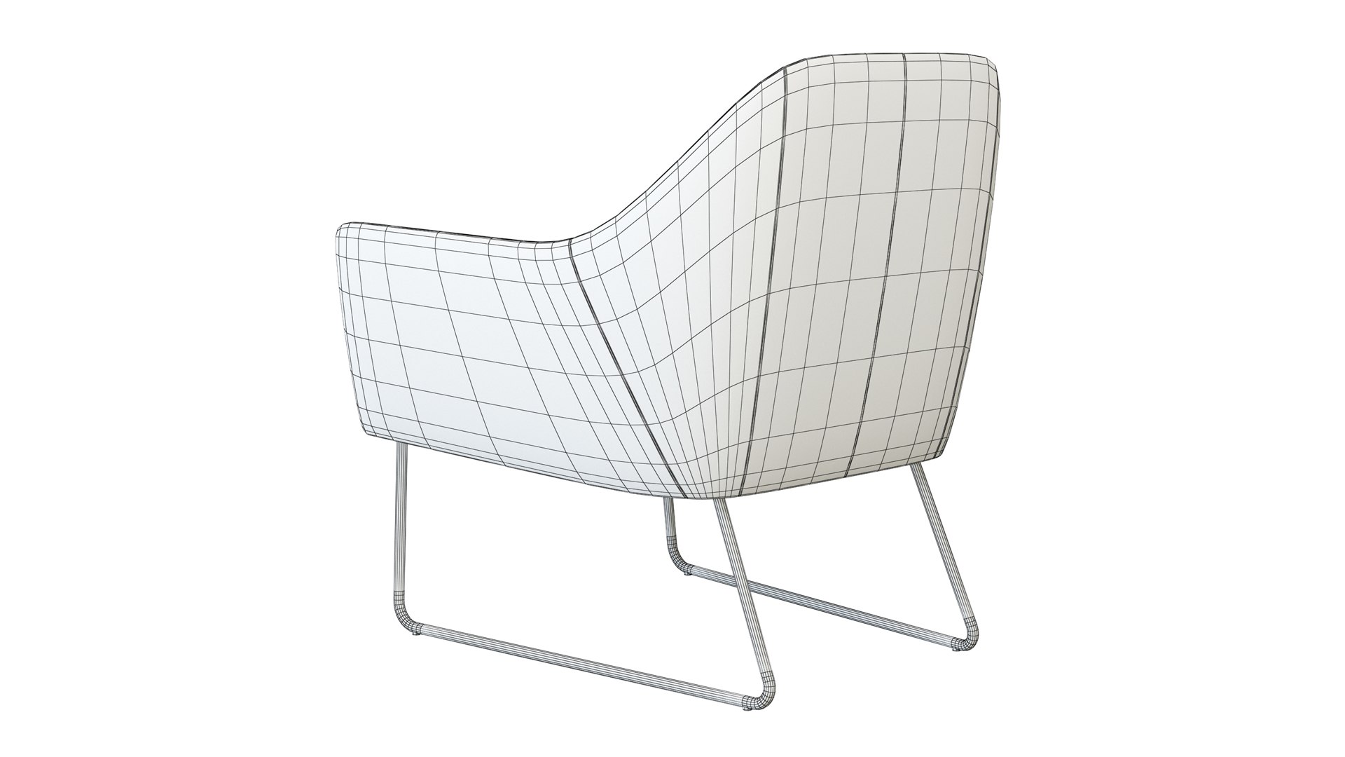 3D Crate And Barrel Clancy Leather Chair TurboSquid 1990863
