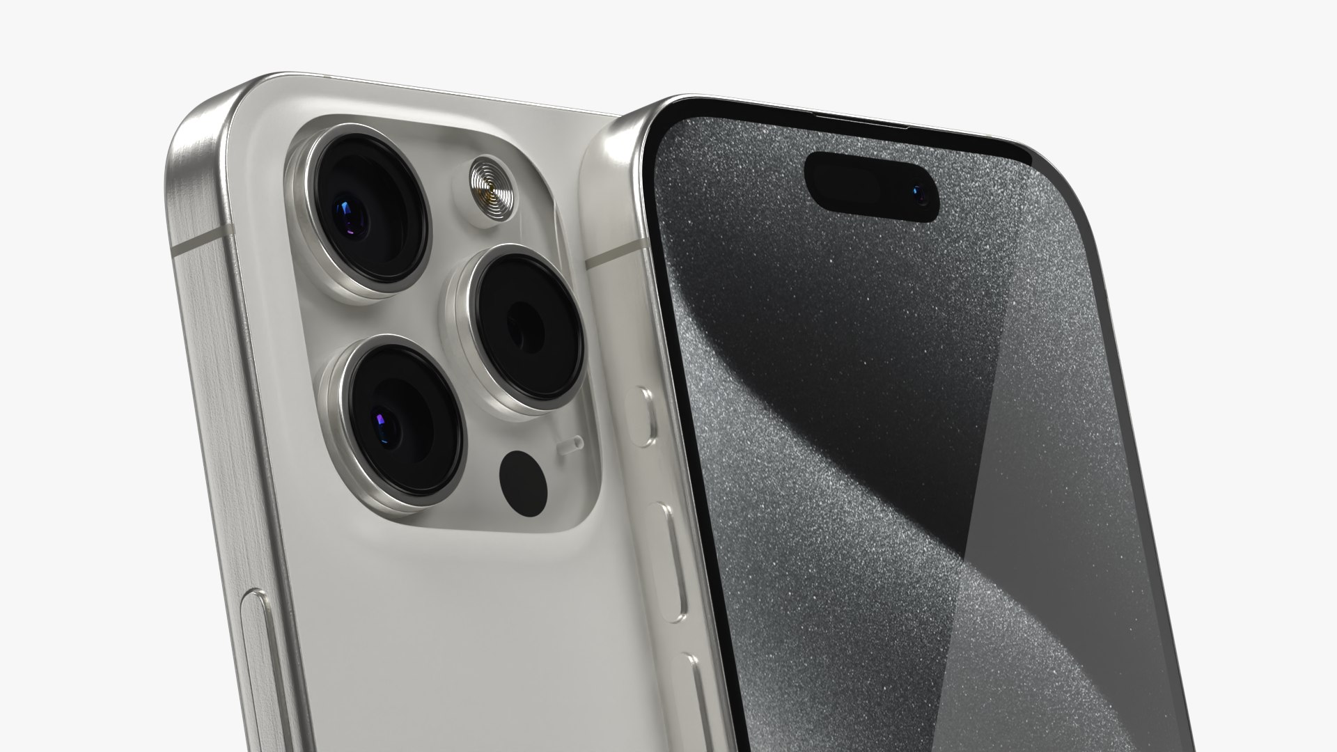 IPhone 15 Pro White Titanium 3D Model - TurboSquid 2135545