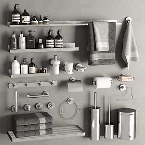 3D Bathroom Accessories 16