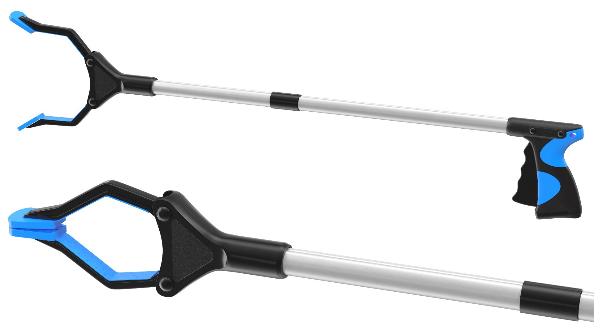 Claw Grabber Tool Rigged 3D model preview