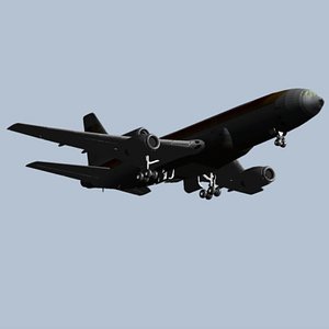 Lockheed L1011 TriStar Passenger Jumbo Jet 3DS