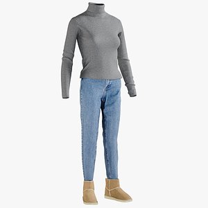 Women's Jeans Pullover Ugg 1