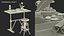 Vintage Desk with Old Stuff and Stool