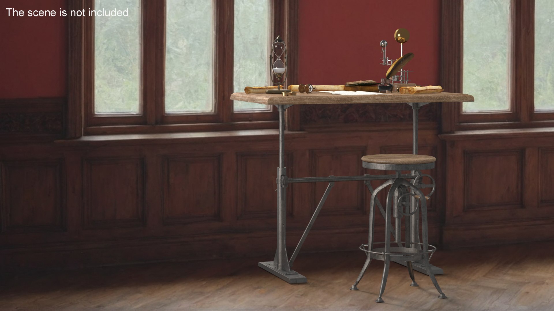 3D Vintage Desk with Old Stuff and Stool model https://p.turbosquid.com/ts-thumb/3r/ASsbpj/bL/vintagedeskwitholdstuffandstool3dmodel003/jpg/1729721034/1920x1080/fit_q87/63a57d51319fa7f410cdf7969dc0b72c3dc1a019/vintagedeskwitholdstuffandstool3dmodel003.jpg