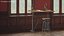 Vintage Desk with Old Stuff and Stool