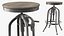 Vintage Desk with Old Stuff and Stool