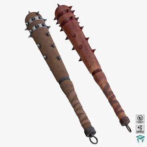 Baseball Bat Weapon Collection All PBR Textures