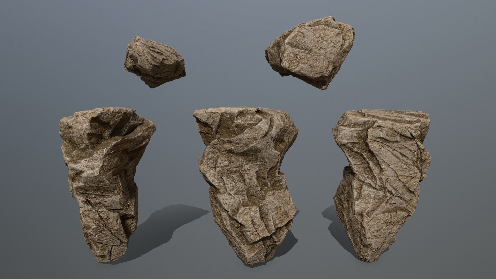 3D model desert rock - TurboSquid 1660918