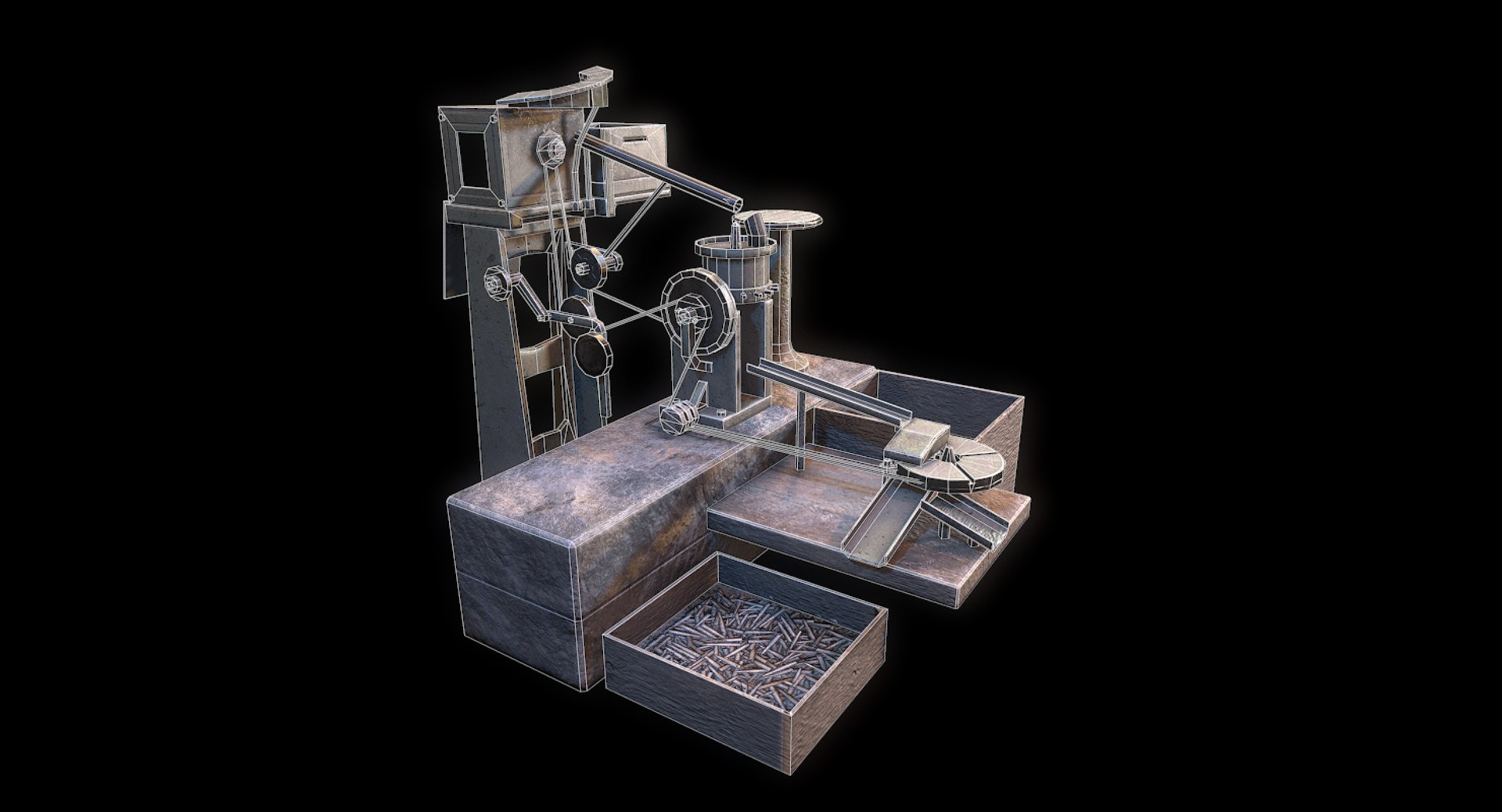 ammo making machine 3D model https://p.turbosquid.com/ts-thumb/3r/GNwgyN/0ezq14hP/screenshot153/png/1591506775/1920x1080/fit_q87/573f0ac54344296796930c1801239651c0a04890/screenshot153.jpg