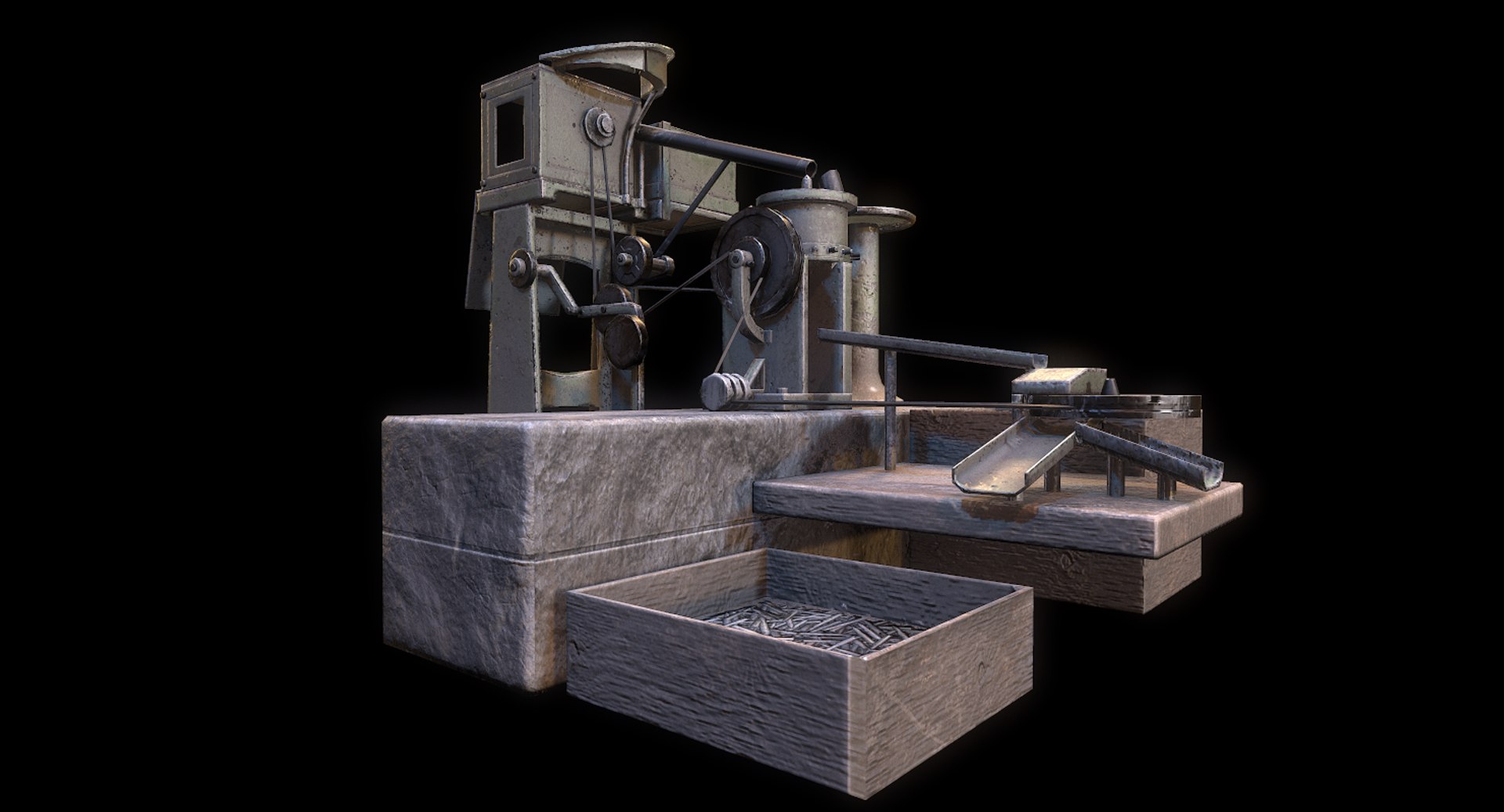 ammo making machine 3D model https://p.turbosquid.com/ts-thumb/3r/GNwgyN/Zm21eBbU/screenshot172/png/1591506776/1920x1080/fit_q87/1b0eb29317f0672e4b58d5fe0fe222af81214c2b/screenshot172.jpg