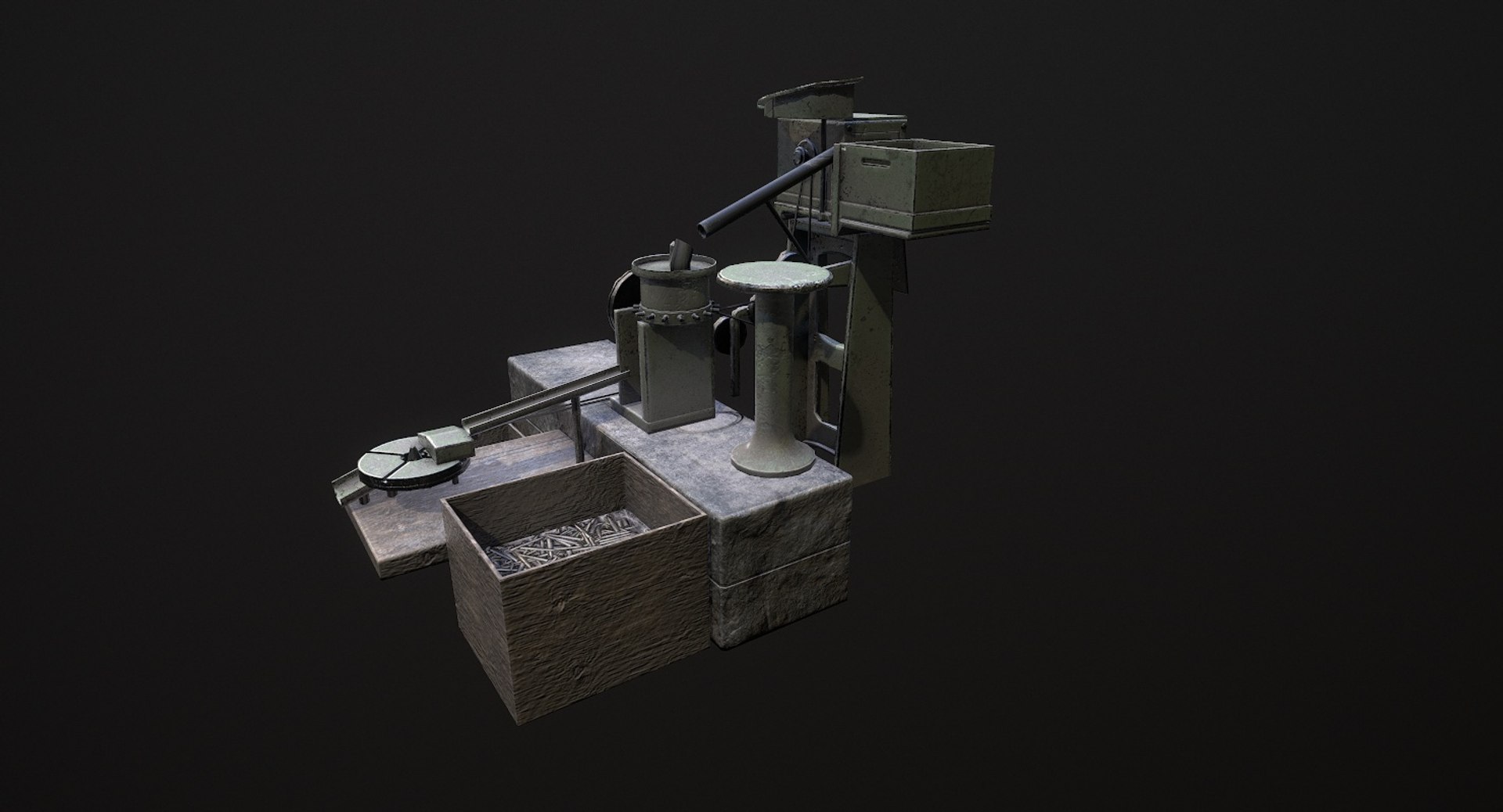 ammo making machine 3D model https://p.turbosquid.com/ts-thumb/3r/GNwgyN/x20UYm3k/m21_d_00018/jpg/1591506778/1920x1080/fit_q87/f4f600308c5c89ab89d12350807dc35ea8aa1358/m21_d_00018.jpg