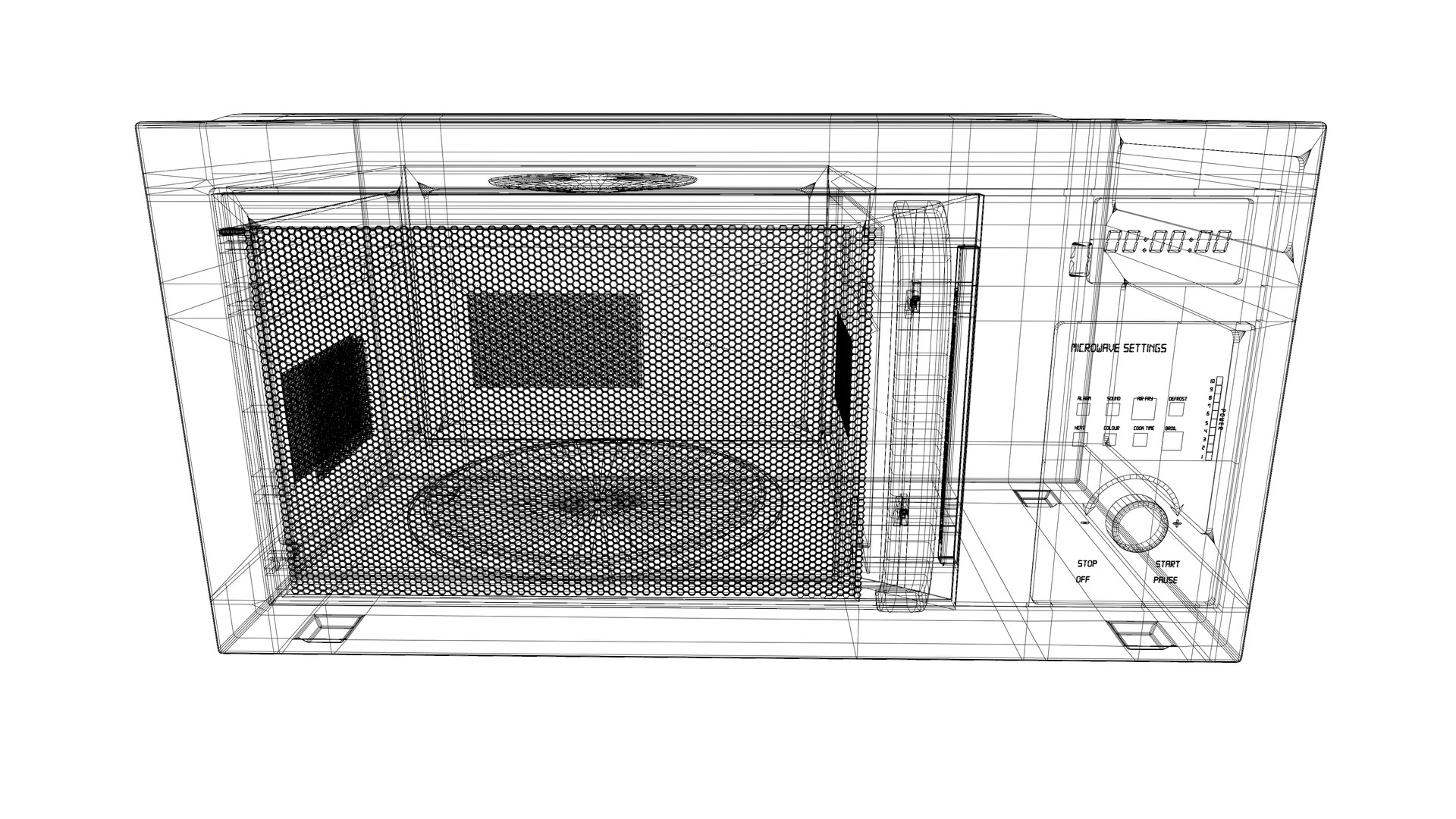 3D Model Microwave - TurboSquid 2004380