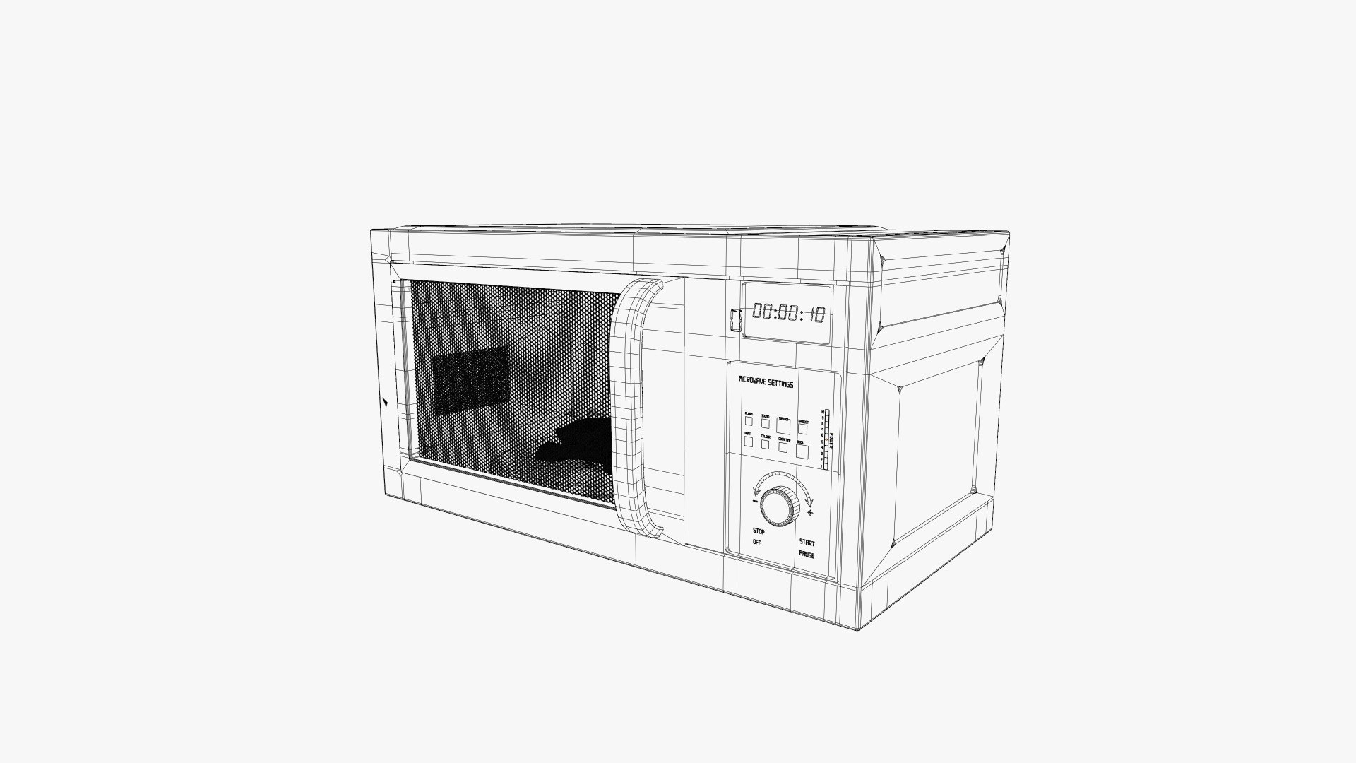 3D Model Microwave - TurboSquid 2004380