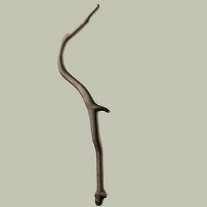 3d twig branch