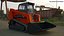 3D Skid Steer Loader Red Rigged