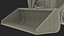 3D Skid Steer Loader Red Rigged