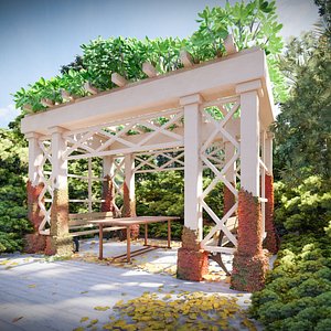3D pergola
