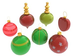 christmas decoration 3d 3ds