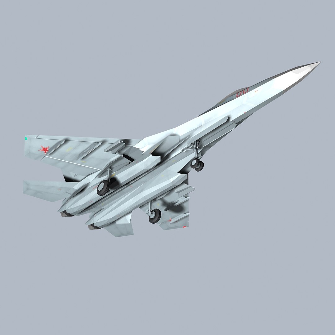 SU-27Z- Stealth Fighter model https://p.turbosquid.com/ts-thumb/3r/ciYOGW/1E/su27zview27/jpg/1660754340/1920x1080/fit_q87/54d4ae18b7d17c0f3d8eb462d14d4d14752d1eb8/su27zview27.jpg