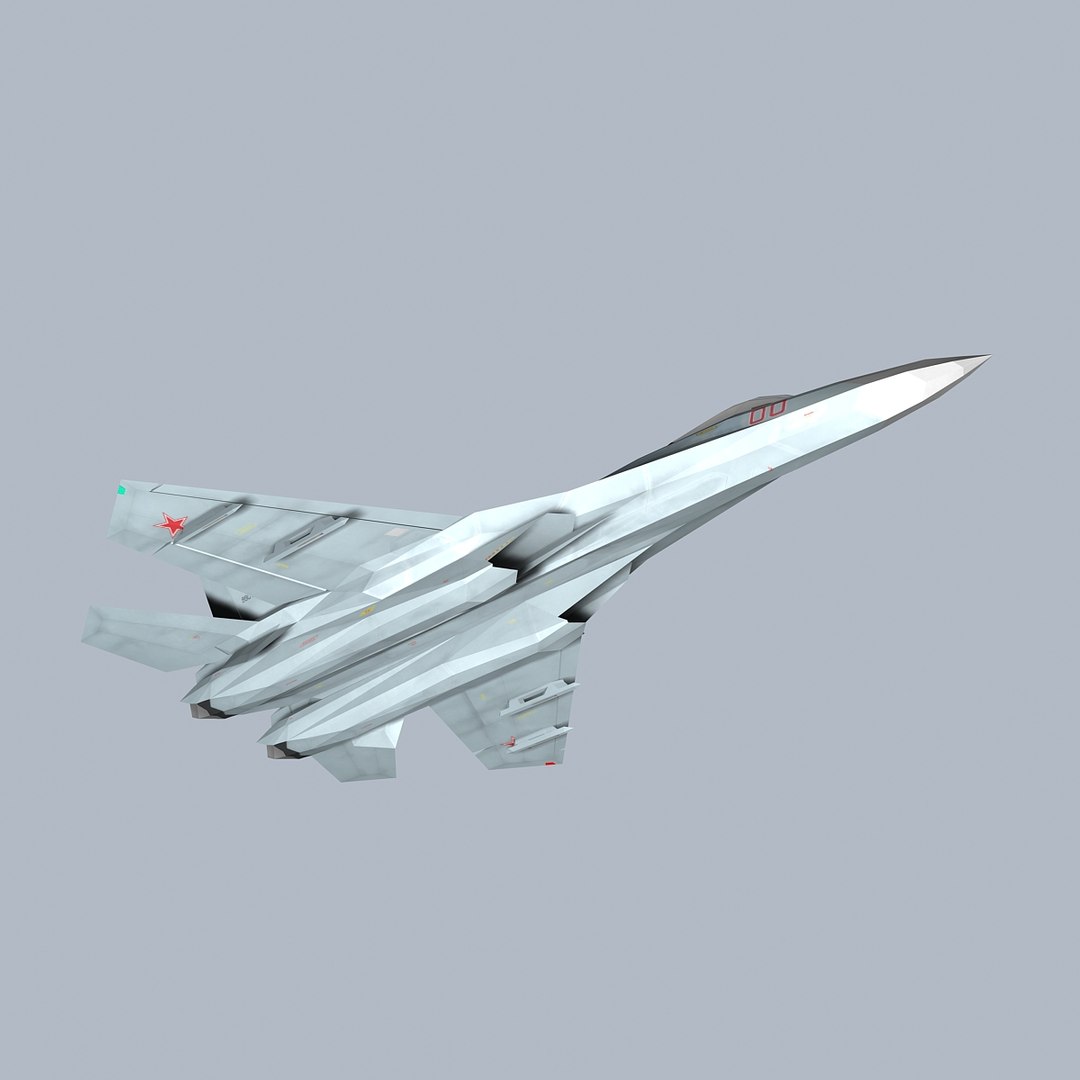 SU-27Z- Stealth Fighter model https://p.turbosquid.com/ts-thumb/3r/ciYOGW/H0/su27zview12/jpg/1660754333/1920x1080/fit_q87/9ec835f17ec1eada35a9e083d133f524232ad232/su27zview12.jpg