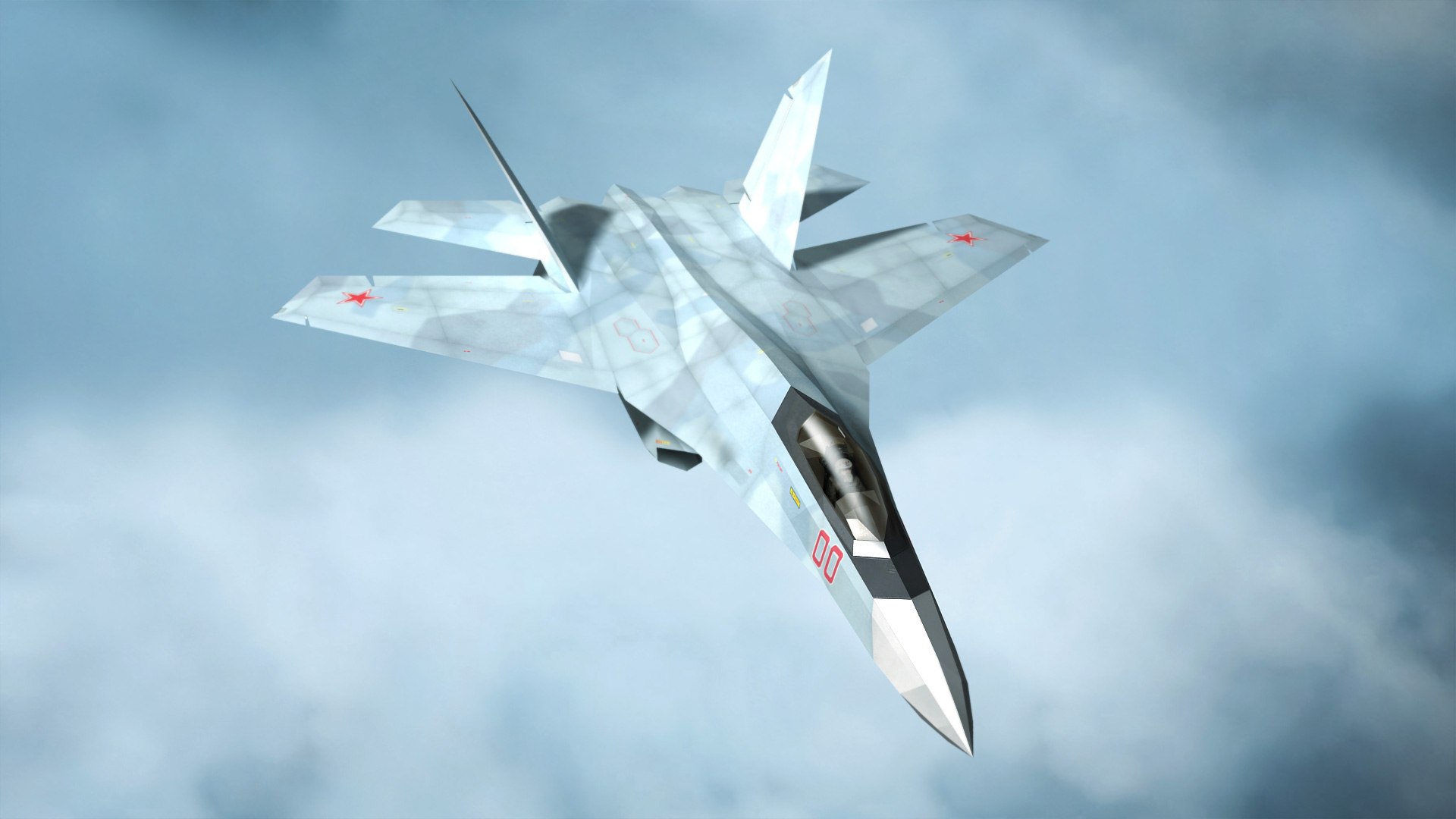 SU-27Z- Stealth Fighter model https://p.turbosquid.com/ts-thumb/3r/ciYOGW/Ko/su27zview40/jpg/1660754636/1920x1080/fit_q87/ac0b4f24678bd145fde4ee56d7c7d6caa98f9c1b/su27zview40.jpg