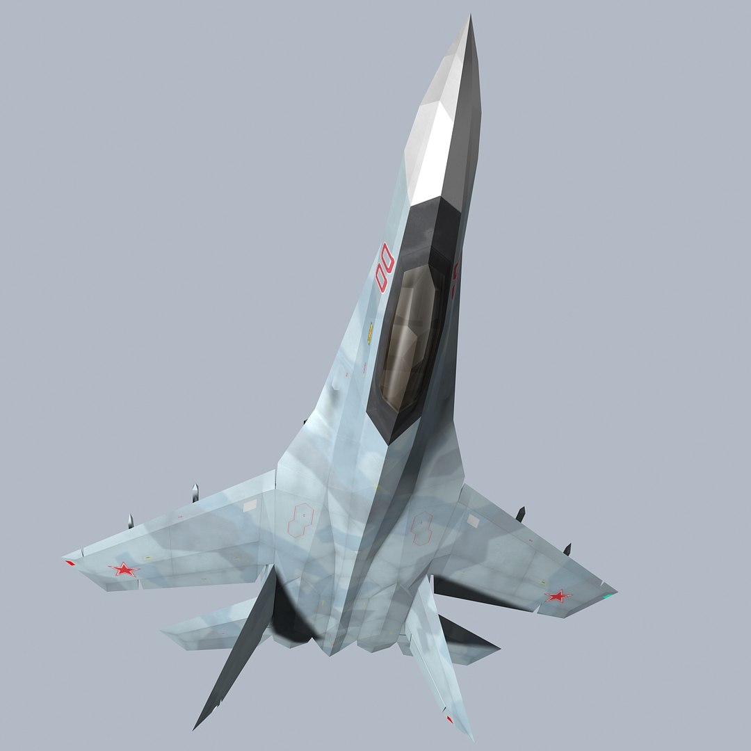 SU-27Z- Stealth Fighter model https://p.turbosquid.com/ts-thumb/3r/ciYOGW/Ms/su27zview06/jpg/1660754330/1920x1080/fit_q87/6e95f2164104e5b9480c3645a9c3da70d1178f75/su27zview06.jpg