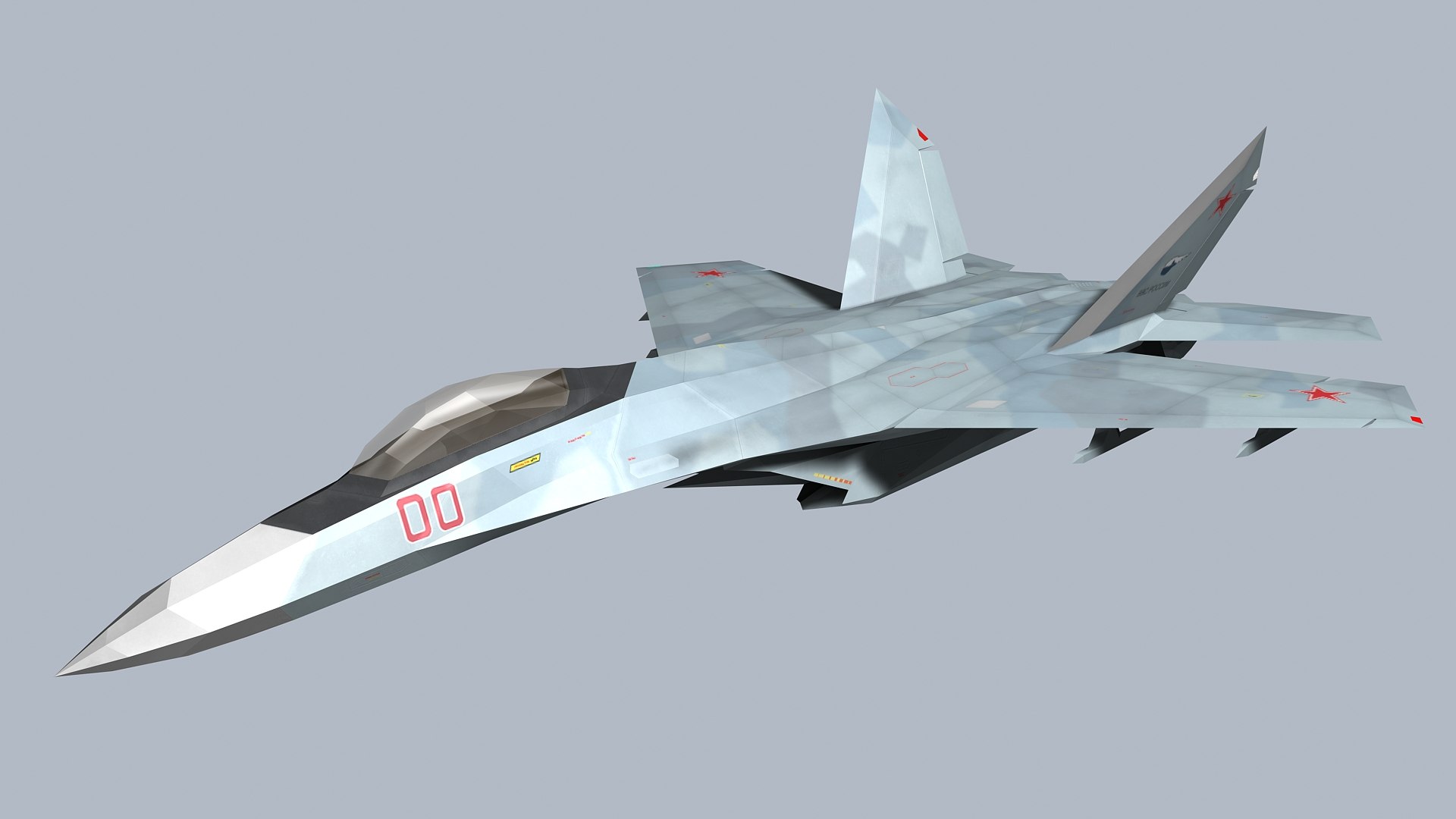 SU-27Z- Stealth Fighter model https://p.turbosquid.com/ts-thumb/3r/ciYOGW/gF/su27zview42/jpg/1660754637/1920x1080/fit_q87/be37e7a839d4133037c842d277472413a3939eb1/su27zview42.jpg