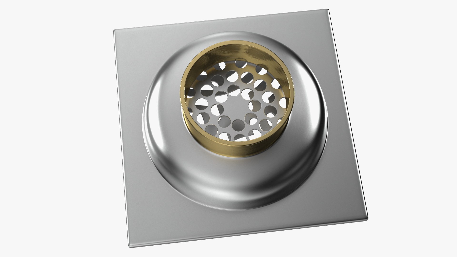 Shower Drain for Bathroom 3D model - TurboSquid 2040264