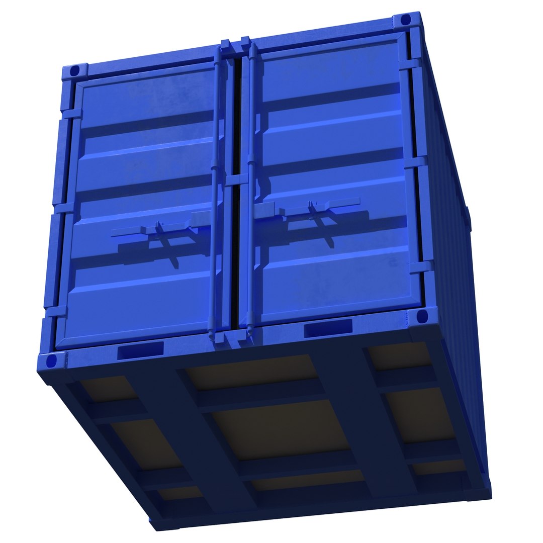 8 ft storage container 3d 3ds
