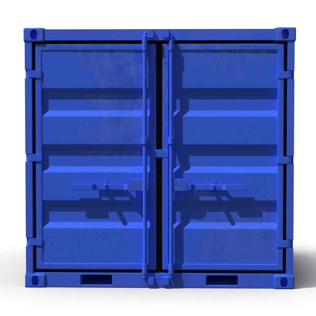 8 ft storage container 3d 3ds