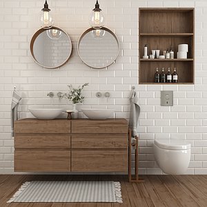 3D furniture bathroom